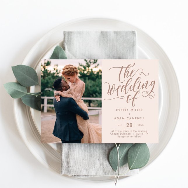 Eternal Bliss Editable Colour Wedding Invitation (Creator Uploaded)