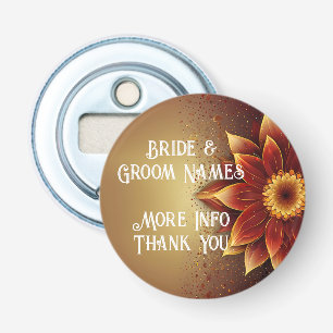 Eternal Bloom: A Timeless Celebration of Love Bottle Opener