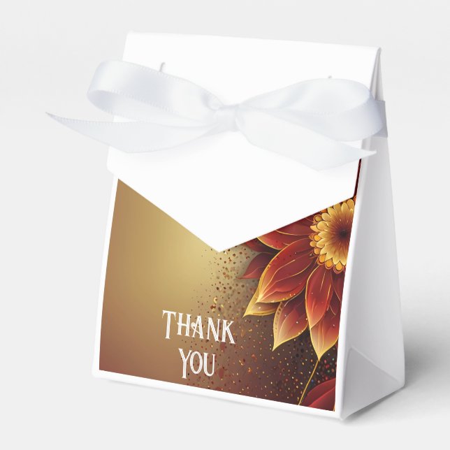 Eternal Bloom: A Timeless Celebration of Love Favor Box (Front Side)