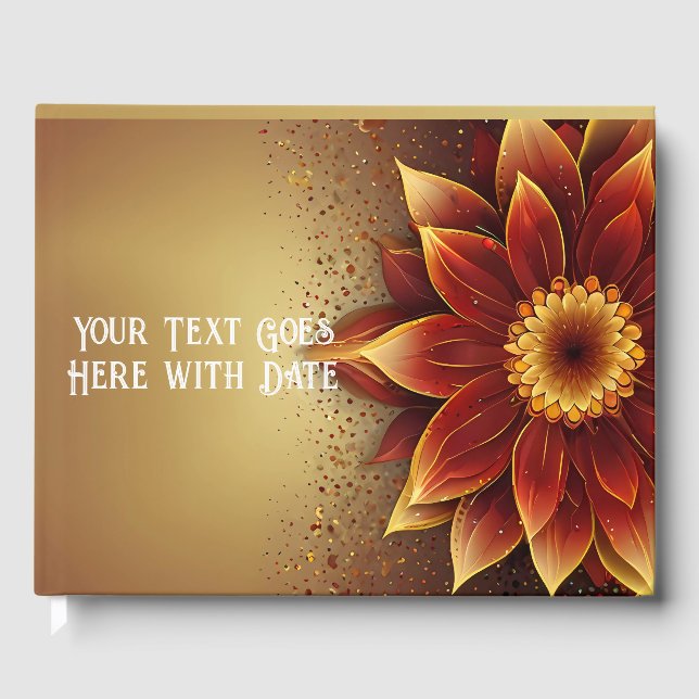 Eternal Bloom: A Timeless Celebration of Love Guest Book (Front)