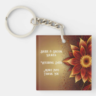Eternal Bloom: A Timeless Celebration of Love Keychain