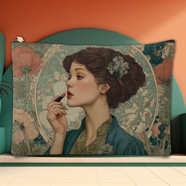 Eternal Bloom Art Nouveau Accessory Pouch (Creator Uploaded)