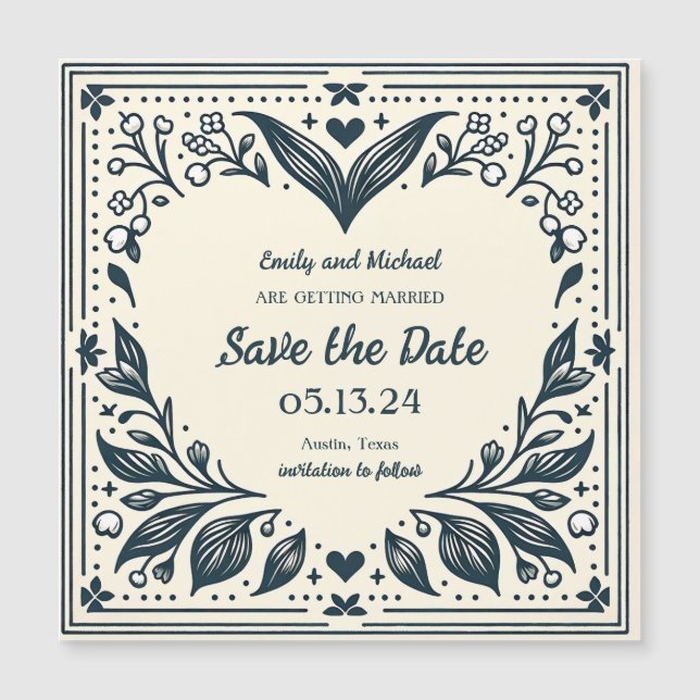 Eternal Blooms Save the Date (Front)