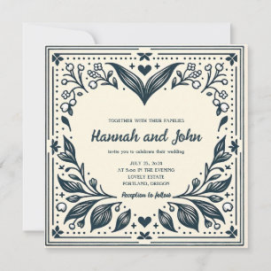 Eternal Blooms Wedding Invitation