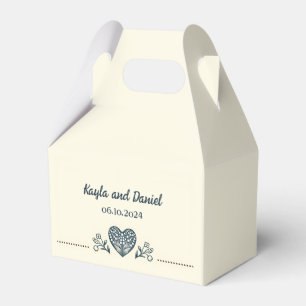Eternal Blooms Wedding Welcome Favor Box