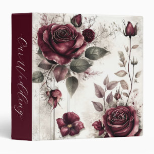 Eternal Blossoms: Elegant Wedding Album Binder