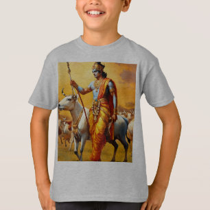 Eternal Divine: The Infinite Grace of Lord Krishna T-Shirt