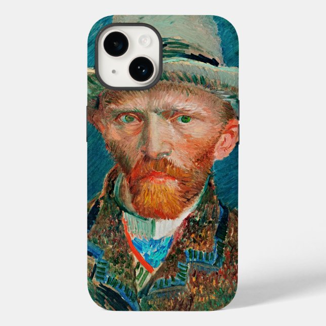 Eternal Echoes: Van Gogh's Self-Portrait Case-Mate iPhone Case (Back)