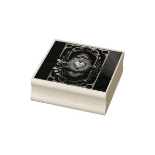 Eternal Elegance – Clockwork Heart Rubber Stamp