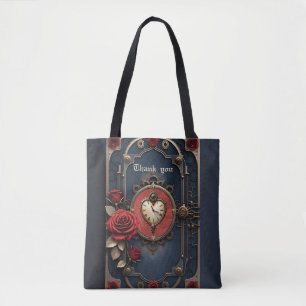 Eternal Elegance – Clockwork Heart Tote Bag