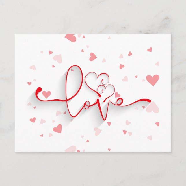 Eternal Embrace : Carte de voeux d'amour exquise (Devant)