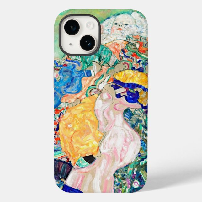 Eternal Embrace: Gustav Klimt's Baby (Cradle)  Case-Mate iPhone Case (Back)