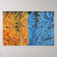 Eternal Equilibrium-Horses-Twin Flame Art-