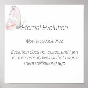 Eternal Evolution / Original Poem / ©SRD Poster