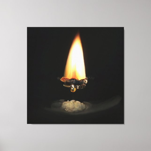 Eternal Flame Canvas Print (Front)