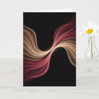 Eternal Flow of Love — Abstract Romantic Art Card