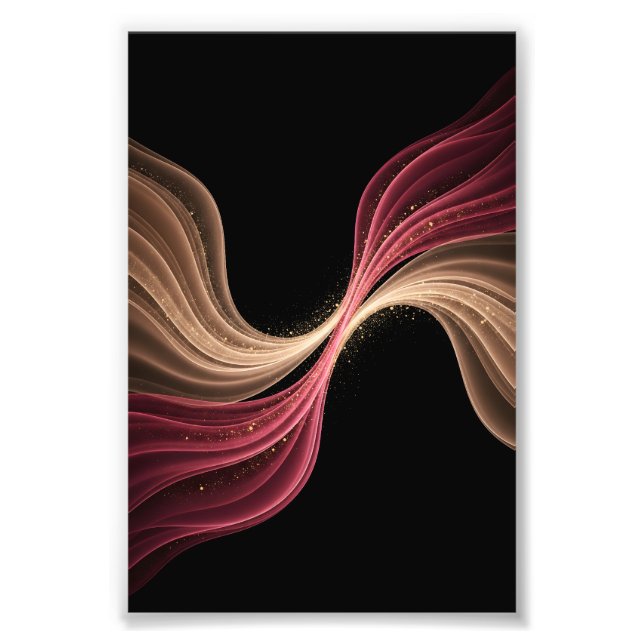 Eternal Flow of Love — Abstract Romantic Art Photo Print (Front)
