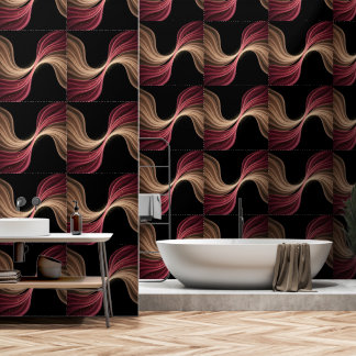 Eternal Flow of Love — Abstract Romantic Art Wallpaper