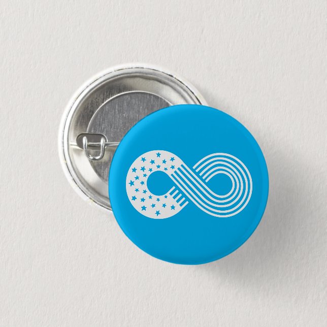 Eternal Freedom 1 Inch Round Button (Front & Back)