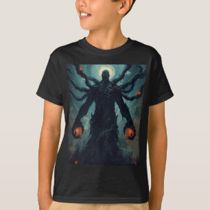 Eternal Guardian of Flames Dark Fantasy T-Shirt