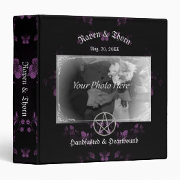 Eternal Handfasting/Wedding Pentacle Lavender Ste Binder
