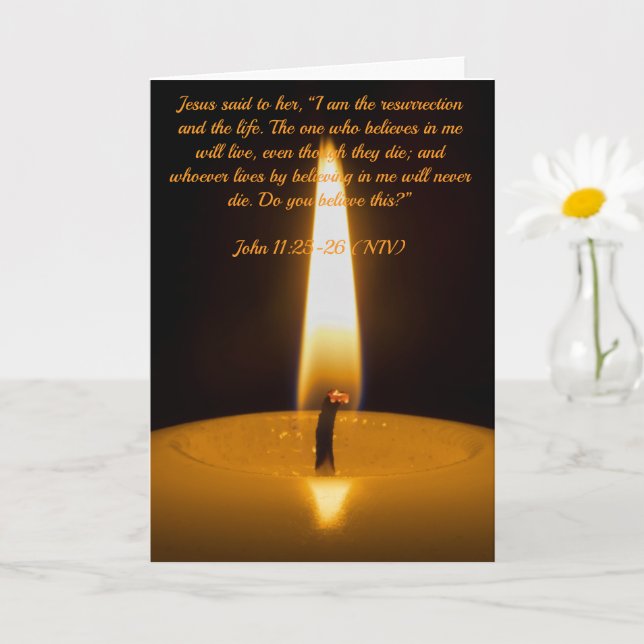 Eternal Hope - Une carte de condoléances (Petite plante)