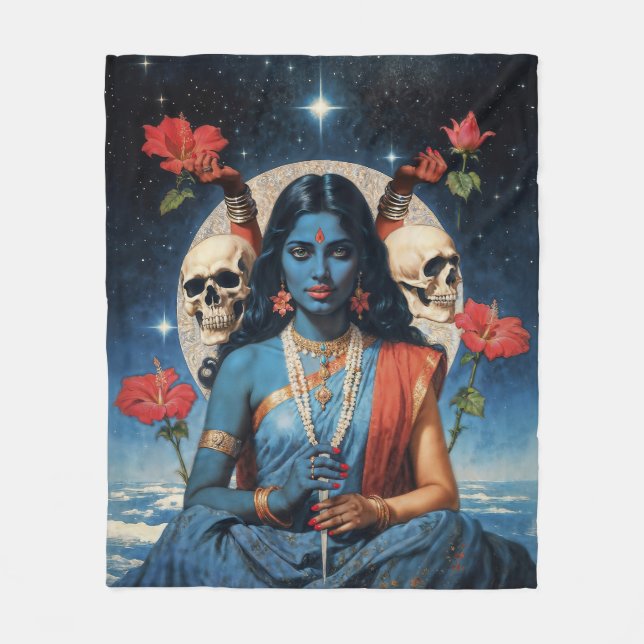 Eternal Kali Fleece Blanket (Front)