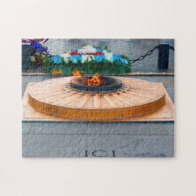 Eternal Light Arc de Triomphe Paris. Jigsaw Puzzle (Horizontal)