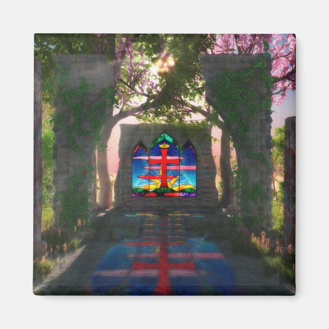 Eternal Light Easter Magnet (Front)