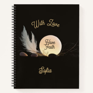 Eternal Light Spiritual Manifestation Luxury Notebook