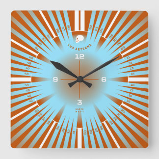 Eternal Light Square Wall Clock
