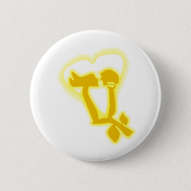 Eternal Love 2 Inch Round Button (Front)