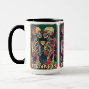 Eternal Love Brews Here! ☕💀❤️ The Lovers Tarot Mug