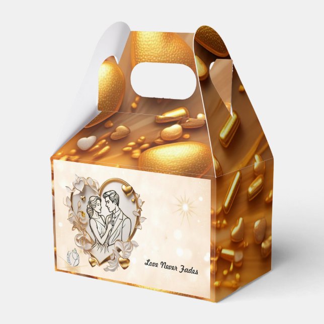 "Eternal Love Design" Favor Box (Front Side)