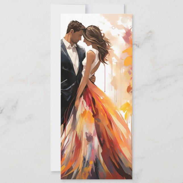 Eternal Love in Artistry: All at One Venue Invitation (Front)