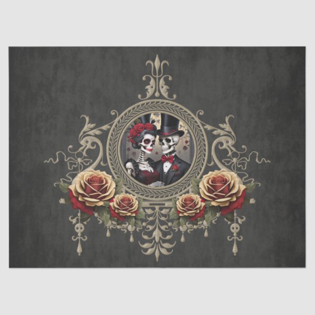 Eternal love in the darkness.  tissue paper (Front)