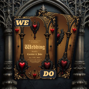 Eternal love in the shadow of Gothic darkness. Invitation