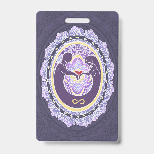 Eternal Love Mandala Badge