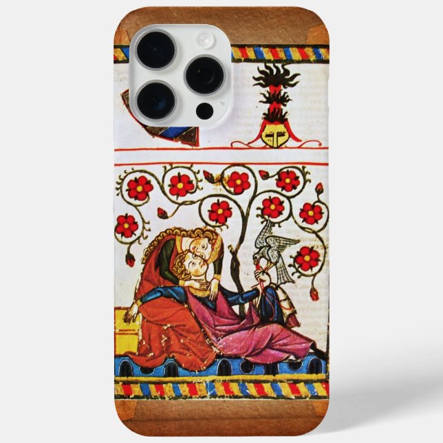 ETERNAL LOVE Medieval Miniature Parchment Case-Mate iPhone Case (Back)