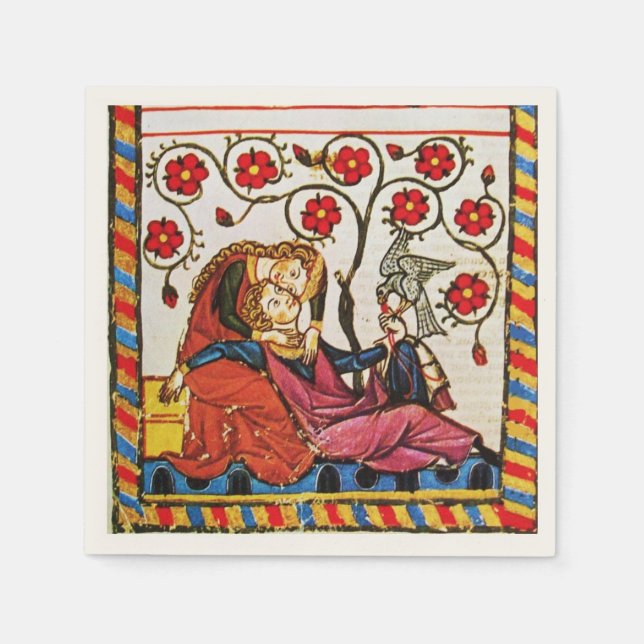 ETERNAL LOVE MEDIEVAL NAPKIN (Front)