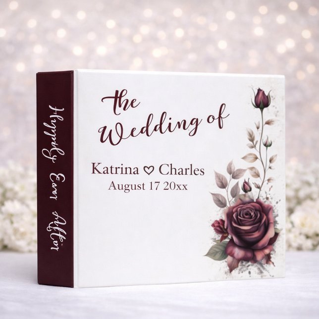 Eternal Love: Personalized Wedding Album Binder (Creator Uploaded)