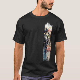 Eternal Love Skeletons Brushstroke Paint T-Shirt