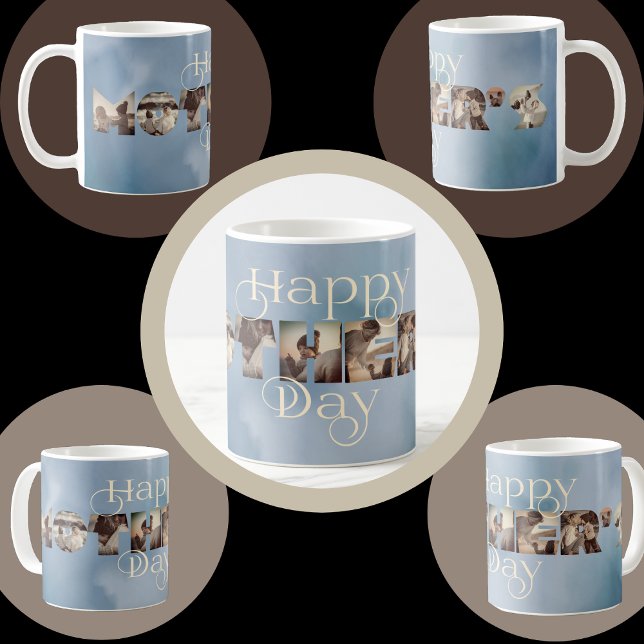 Eternal Moments: A Personalized Tribute for Mom Coffee Mug (Creator Uploaded)