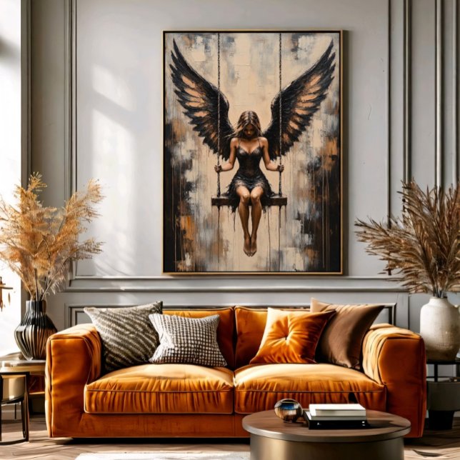 Eternal Night Angel Canvas Print (Creator Uploaded)
