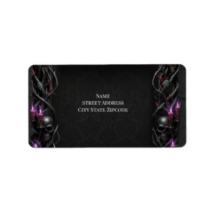 Eternal Night Gothic Vampire Wedding Dark Romance  Label
