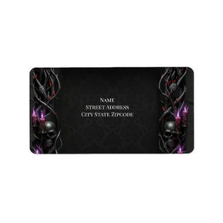 Eternal Night Gothic Vampire Wedding Dark Romance Label