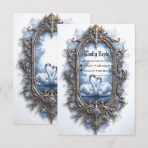 Eternal Reflection – The Swanheart Union.  RSVP Card