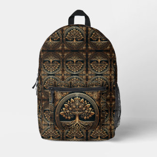 Eternal Roots Tree of Life Printed Backpack