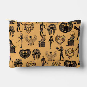 Eternal Sands: Egyptian Antique Elegance for Time Accessory Pouch