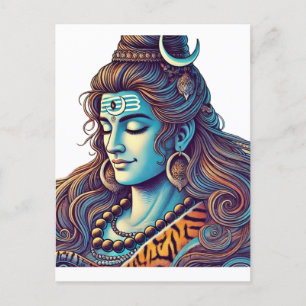 Eternal Shiva: The Supreme Yogi in Divine Bliss Postcard
